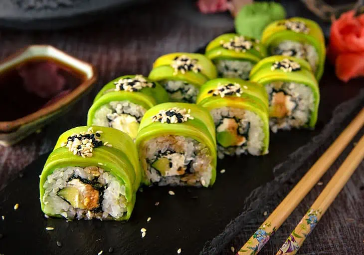 Wegetarianskie-sushi
