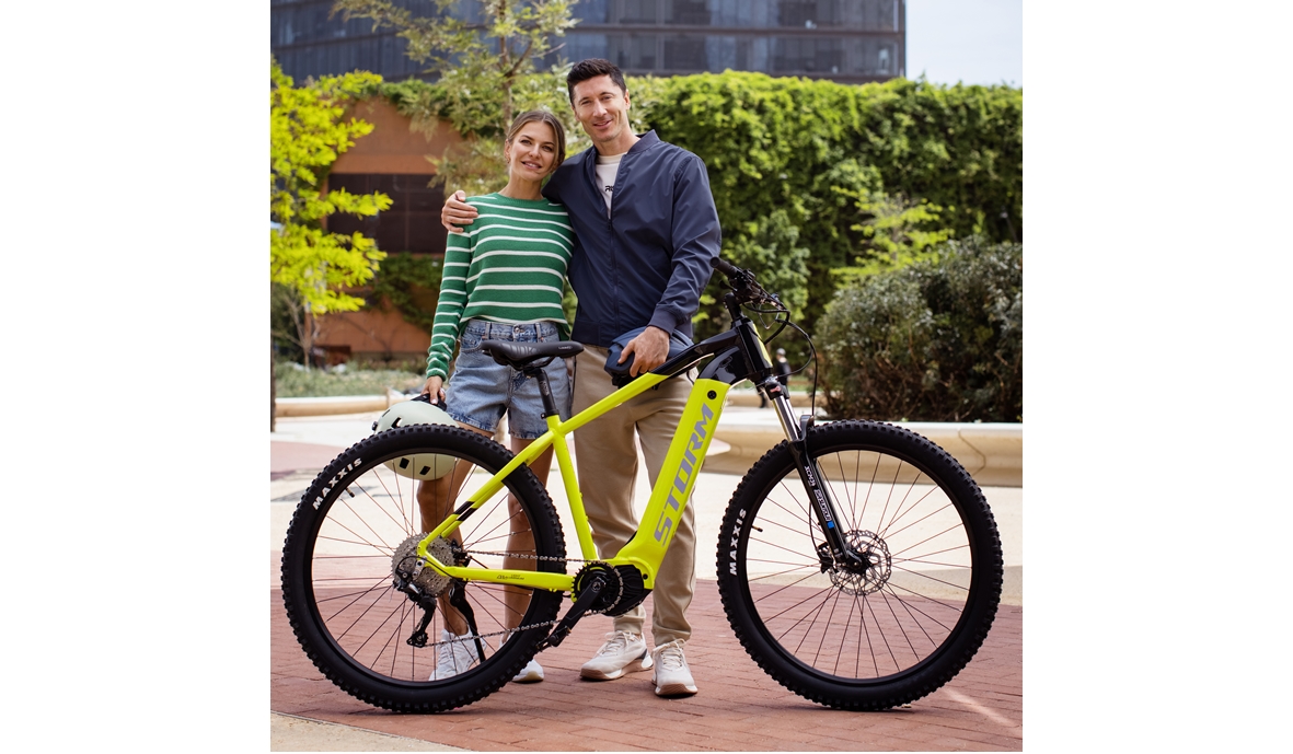 Robert i Anna Lewandowscy Ambasadorami marki rowerowej STORM