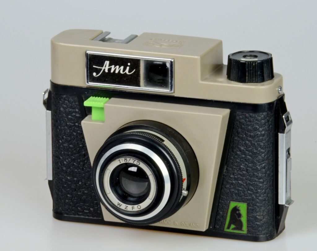 Aparat Ami powstały w latach 1965–1969 w Warszawskich Zakładach Foto-Optycznych, fot. Mariusz Jedynak