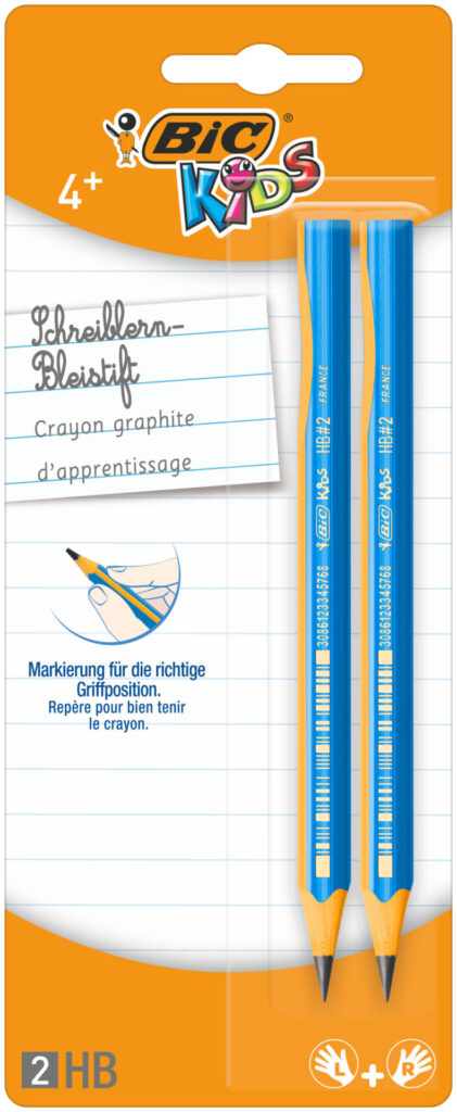 BIC Kids-Kids Evolution HB-Graphite Pencil-Body-Blue-BL002 - Bli
