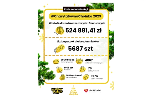 Podsumowanie akcji #CharytatywnaChoinka 2023