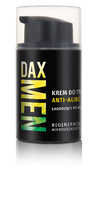 DAX MEN Krem do twarzy anti-aging łagodzący po goleniu, 24,99 zł/50 ml