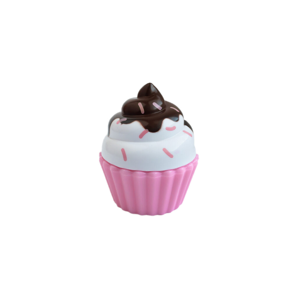 Cosmepick Lip Balm Cream Cupcake - balsam o smaku oraz zapachu kremowej babeczki. Cena 22,99 zł/6 g.