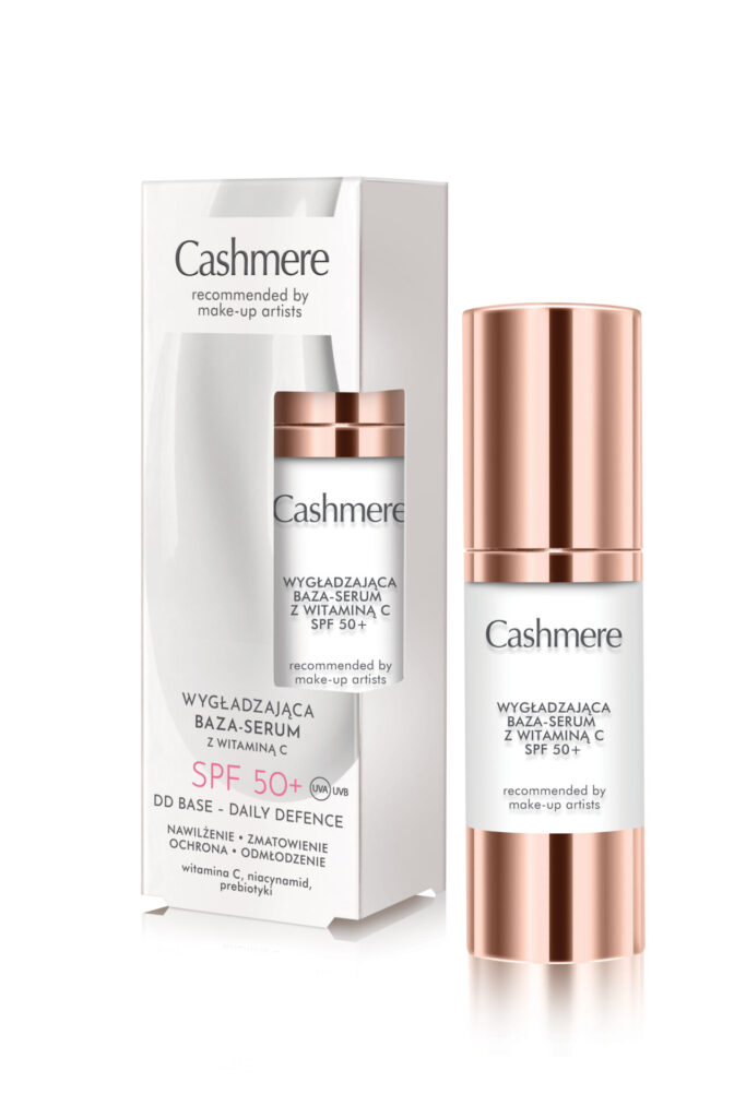 CASHMERE DD BASE – DAILY DEFENCE Wygładzająca baza-serum z witaminą C SPF 50+