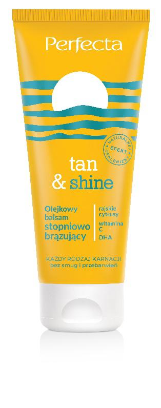 Olejkowym balsamem stopniowo brązującym PERFECTA TAN&SHINE