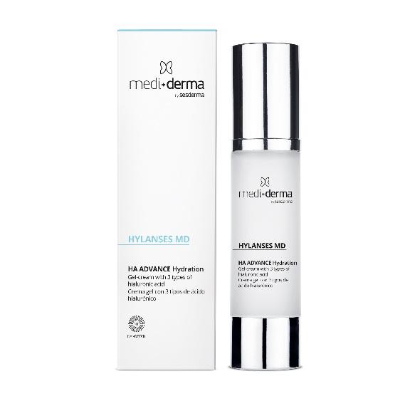 Mediderma HYLANSES MD HA ADVANCE Hydration Nawilżający Krem Żel do Twarzy,