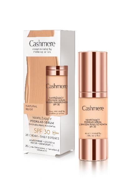 CASHMERE DD CREAM Nawilżający podkład-serum z kwasem hialuronowym SPF 30