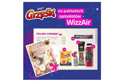 Mega Grześki w ofercie sprzedażowej linii lotniczych WizzAir!