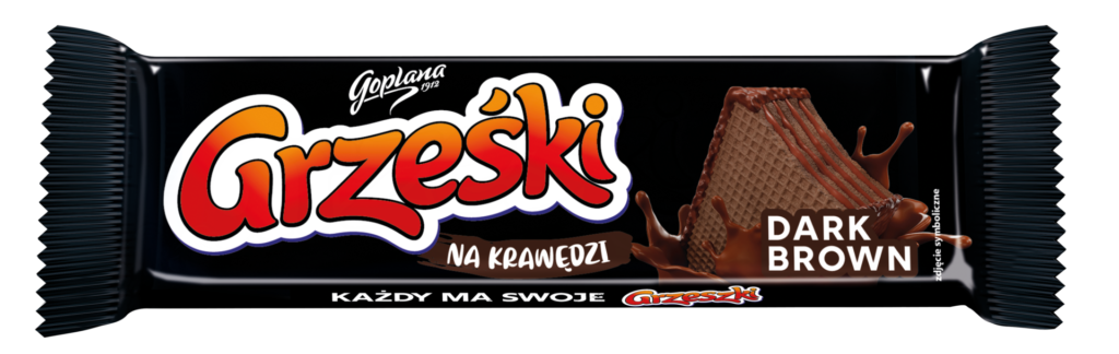 Grześki na krawędzi DARK BROWN 40 g, sugerowana cena det. 2,09 zł