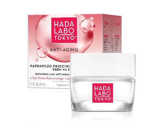 HADA LABO TOKYO ANTI-AGING Naprawczo-przeciwzmarszczkowy krem na noc, 69,99 zł/50 ml