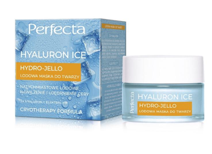 PERFECTA HYALURON ICE HYDRO-JELLO Lodowa maska do twarzy