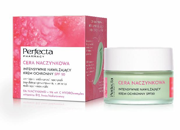 PERFECTA PHARMACY CERA NACZYNKOWA Intensywnie nawilżający krem ochronny SPF20,