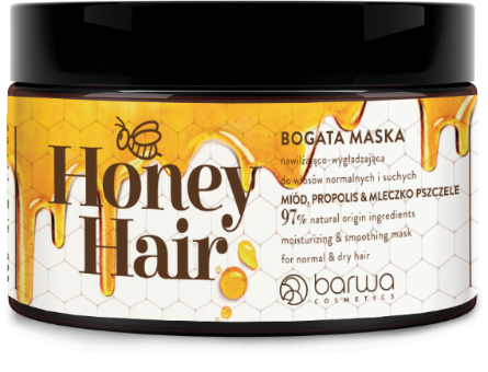 BARWA HONEY HAIR Bogata maska nawilżająco-wygładzająca