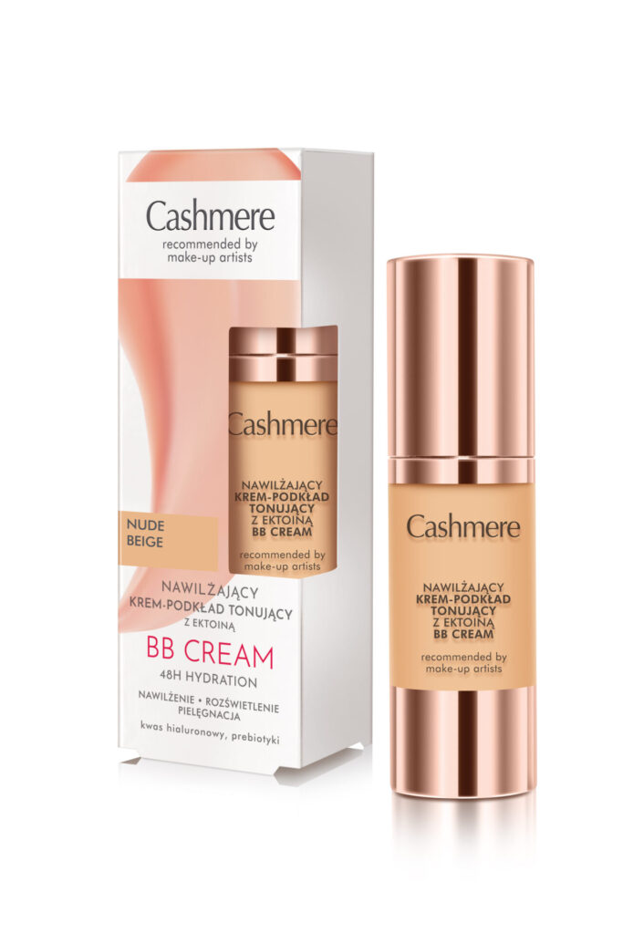 CASHMERE BB Nawilżający krem-podkład tonujący z ektoiną NUDE BEIGE