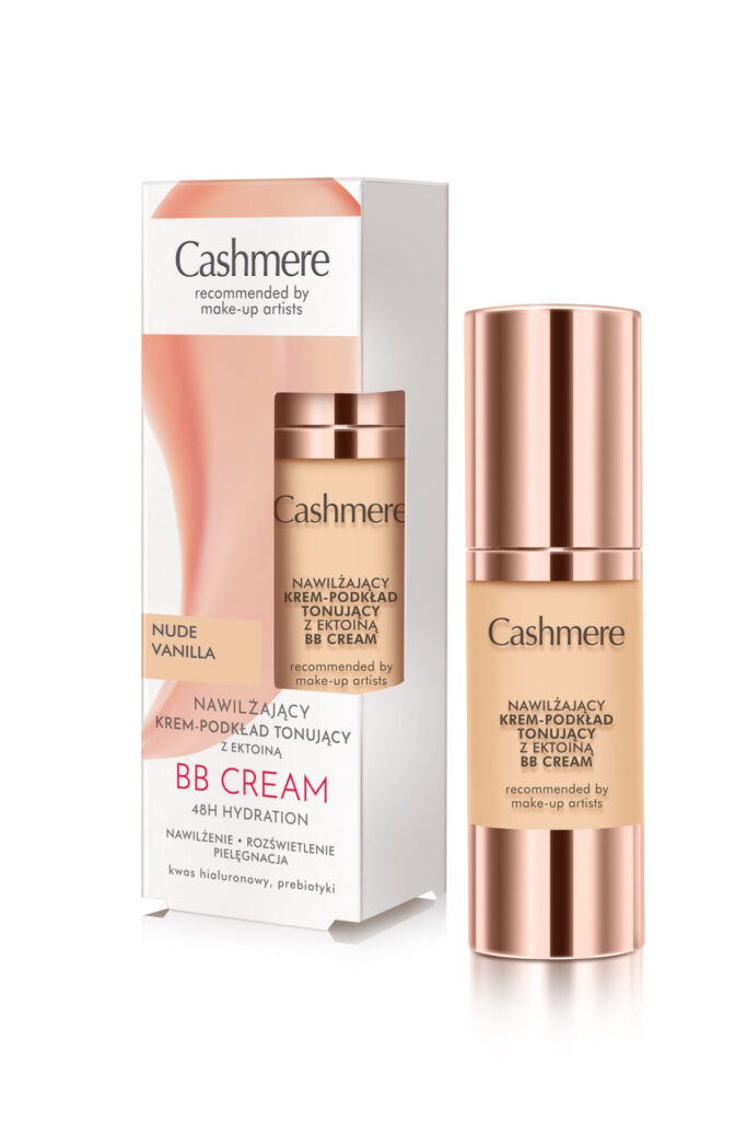 CASHMERE BB Nawilżający krem-podkład tonujący z ektoiną NUDE VANILLA