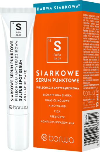 BARWA Siarkowa® Siarkowe Serum Punktowe, 19,99 zł/15 ml