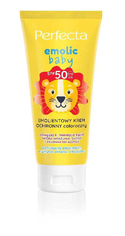 Emolientowy krem ochronny całoroczny SPF50