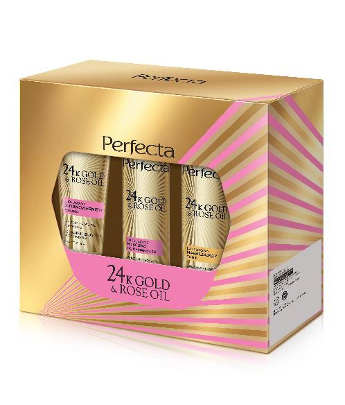 PERFECTA ZESTAW 24K GOLD & ROSE OIL, 44,99 zł