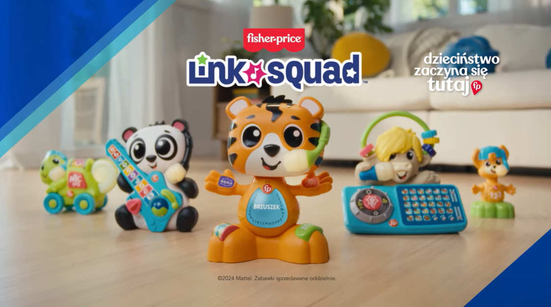 Odkryj nowy wymiar nauki przez zabawę z wyjątkowym zespołem Link Squad™ od Fisher-Price®