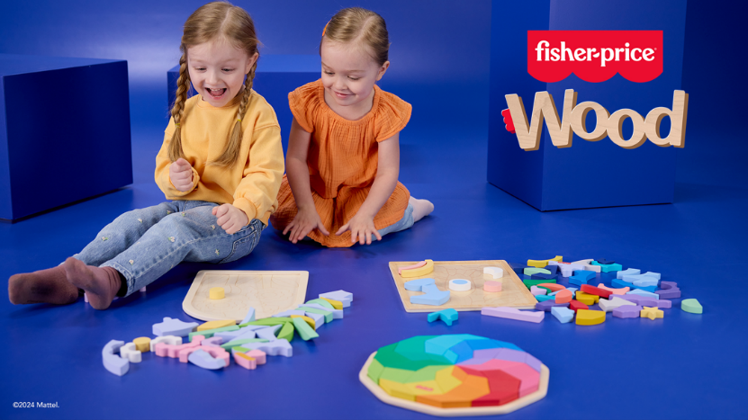 Puzzle i zabawki do dopasowywania Fisher-Price® Wood