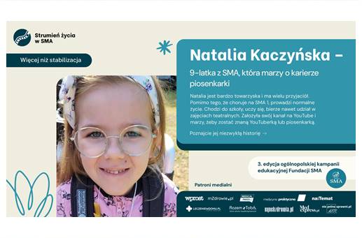 9-letnia Natalia w walce o sprawność nie przestaje śmiało marzyć o karierze piosenkarki