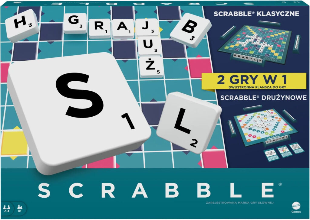 Scrabble® - teraz w nowej, drużynowej odsłonie Scrabble® Drużynowe