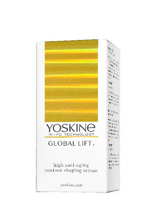 YOSKINE GLOBAL LIFT. ZAAWANSOWANE SERUM PRZECIWZMARSZCZKOWE LIFTINGUJĄCE OWAL TWARZY, 249,99 zł/30 ml