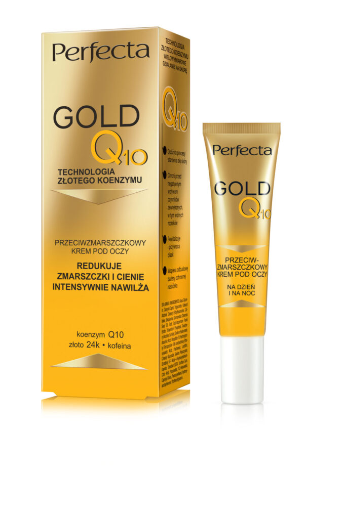 PERFECTA GOLD Q10 Przeciwzmarszczkowy krem pod oczy