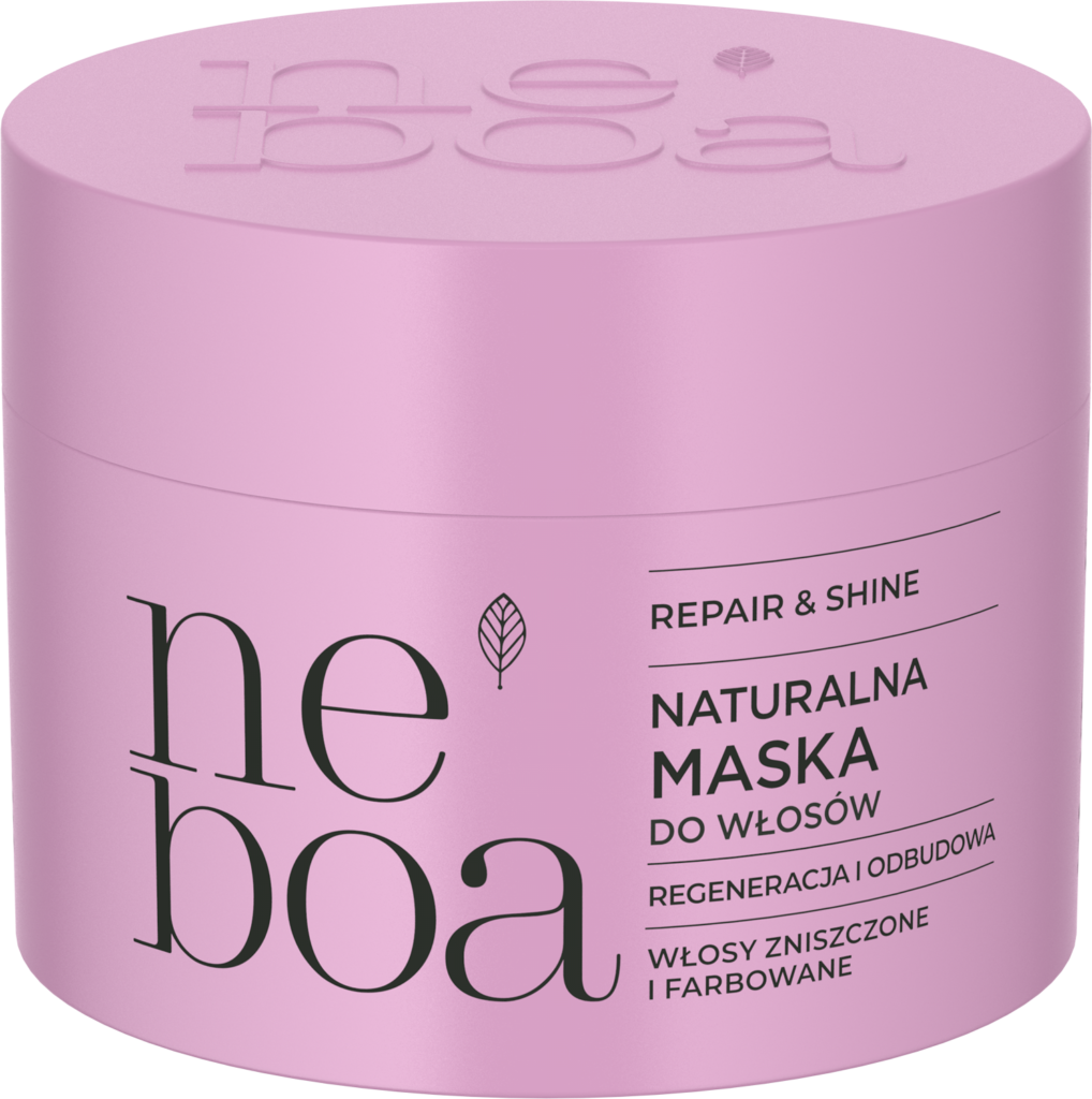 Naturalną maskę Repair & Shine od Neboa