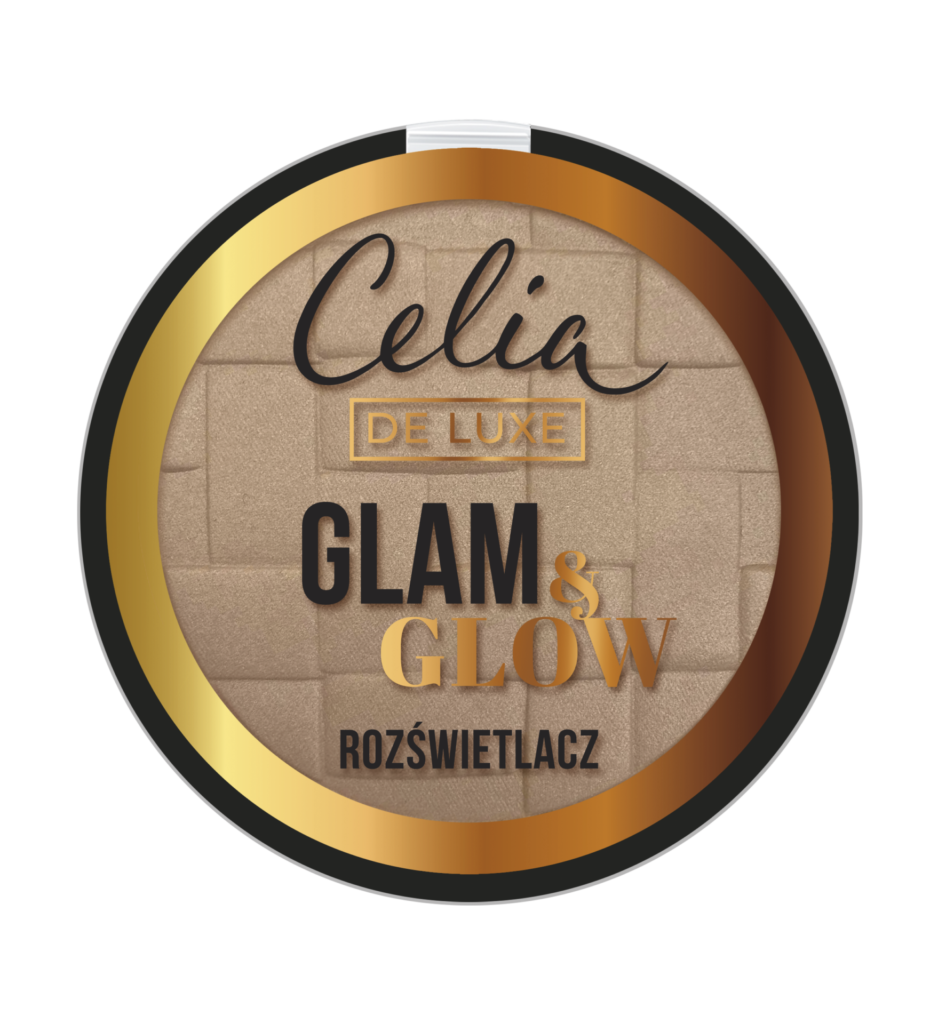 CELIA GLAM&GLOW Rozświetlacz w pięknym złotym odcieniu, 20,49 zł/9 g