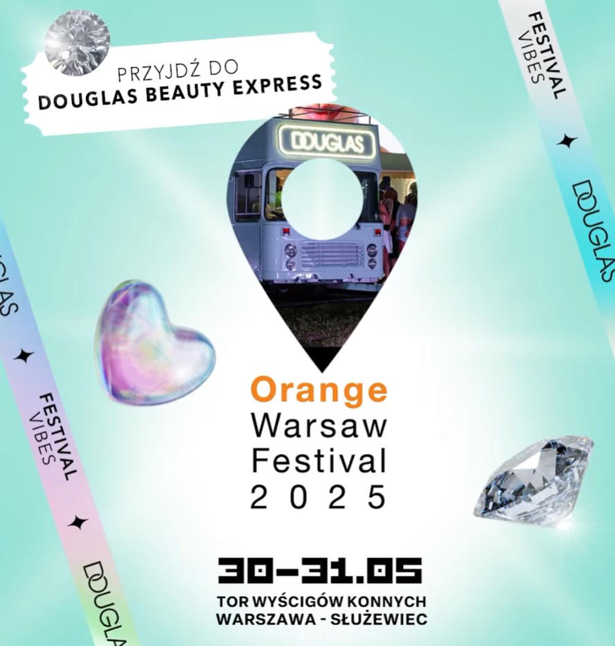 DOUGLAS BEAUTY EXPRESS WYRUSZA NA NAJWAŻNIEJSZE LETNIE FESTIWALE_2