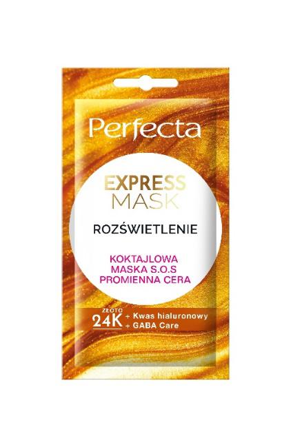 PERFECTA Express Mask Koktajlowa maska rozświetlająca S.O.S, 4,49 zł/8 ml