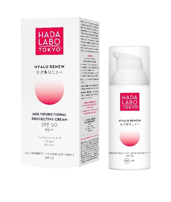 HADA LABO TOKYO HYALU RENEW MULTIFUNKCYJNY KREM OCHRONNY SPF 50, 69,99 zł/50 ml