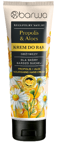 RECEPTURY NATURY Krem do rąk PROPOLIS + ALOES