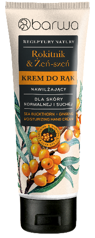 RECEPTURY NATURY Krem do rąk ROKITNIK + ŻEŃ-SZEŃ