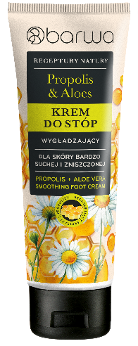 RECEPTURY NATURY Wygładzający krem do stóp PROPOLIS + ALOES