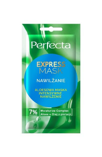 PERFECTA Express Mask Aloesowa maska intensywnie nawilżająca, 4,49 zł/8 ml