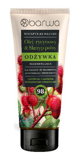 RECEPTURY NATURY Odżywka OLEJ RYCYNOWY + SKRZYP POLNY