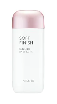 Missha All Around Safe Block Soft Finish Sun Milk SPF50+/PA+++