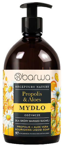 RECEPTURY NATURY Mydło Odżywcze PROPOLIS + ALOES