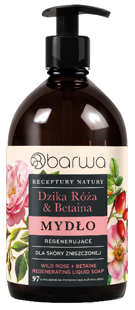 RECEPTURY NATURY Mydło Regenerujące DZIKA RÓŻA & BETAINA