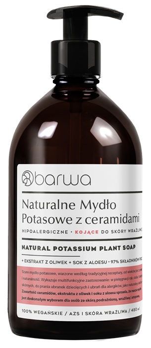 Naturalne Szare Mydło Potasowe Kojące