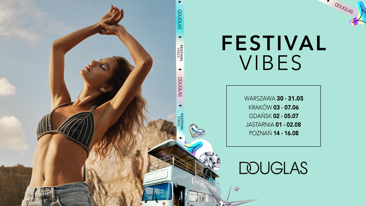 Douglas Beauty Express w Galerii Forum Gdańsk podczas Open’er Festival
