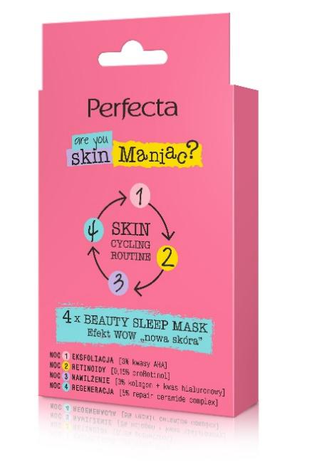 PERFECTA SKIN CYCLING ROUTINE 4 x BEAUTY SLEEP MASK, 16,99 zł/4 x 8 ml
