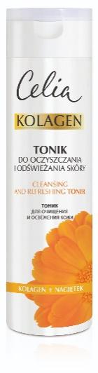 CELIA KOLAGEN Tonik do oczyszczania i odświeżania skóry, 8,99 zł/200 ml