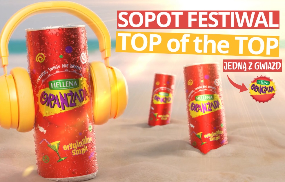 Oranżada Hellena partnerem TOP OF THE TOP Sopot Festival 2025!