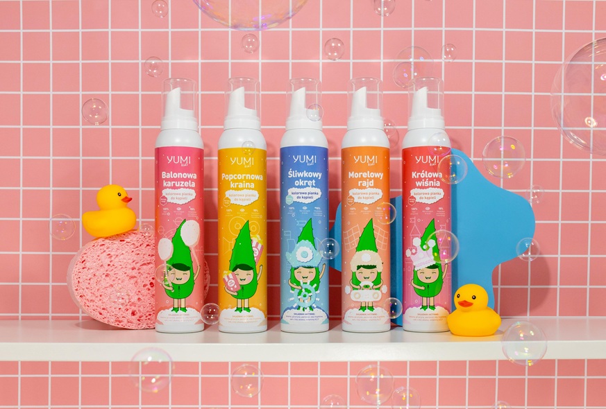 Letnia pielęgnacja też może być fun! Produkty YUMI Kids wspierają nawyki higieniczne dzieci