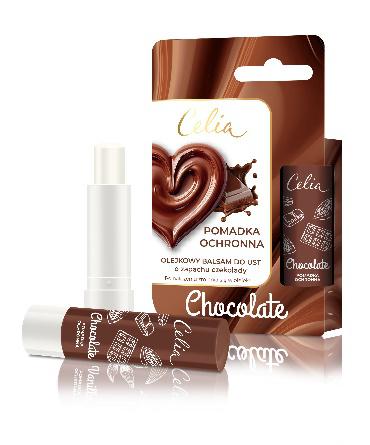 CELIA Pomadka ochronna Olejkowy balsam do ust czekolada, 10,99 zł/4 g