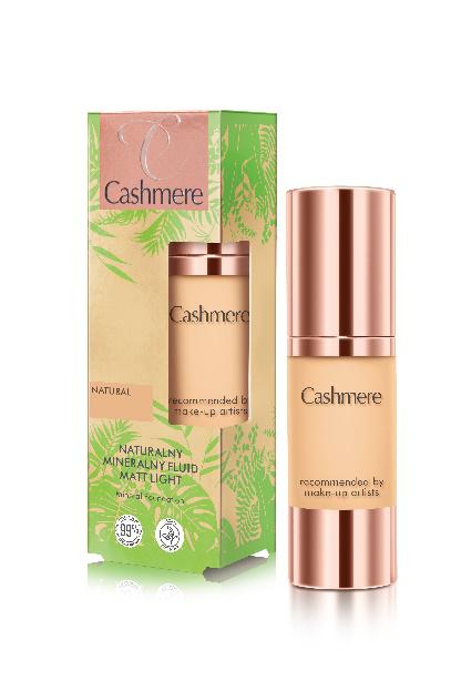 CASHMERE MINERAL FOUNDATION Fluid naturalny, mineralny Matt Light, 54,99 zł/30 ml