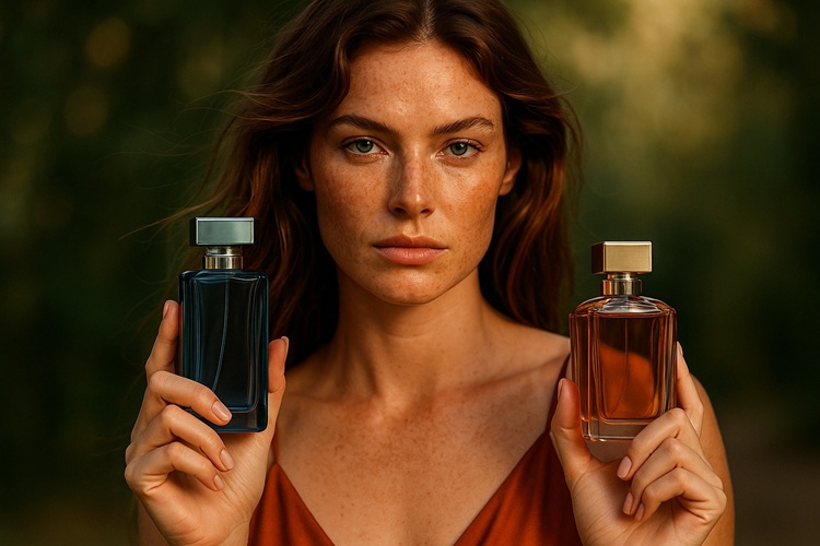 Layering perfum: kontrastowe flakony o innych kształtach; jak łączyć zapachy, by dłużej pachniały.